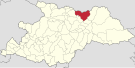 Location in Maramureș County