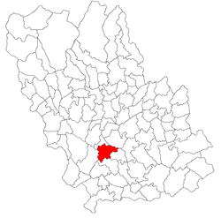 Location in Prahova County