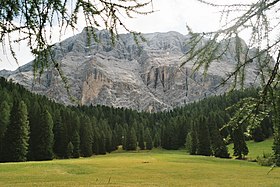 Le Sasso delle Dieci depuis Armantara (nord-ouest).