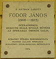 Fodor János, Liszt Ferenc tér 4.