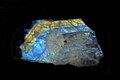 Polished labradorite