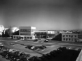 This photo shows the original twelve-foot pressure wind tunnel at the Ames Research Center in Mountain View, California, shortly after its construction in 1946. Ames was another NACA facility that became part of NASA. (NASA photo 94-H-418)