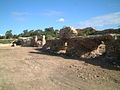 Ruines de l'aqueduc venant de Zaghouan.