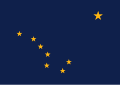 Drapeau de l'Alaska.