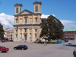 Fredrikskyrkan Karlskrona főterén