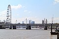 London, Vereinigtes Königreich: Blick vom Victoria Embankment