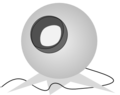 Webcam graphical icon (small file), Jan 2006.