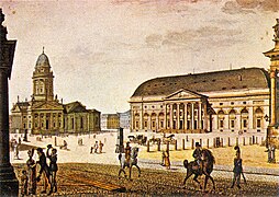 Royal National Theater sa Gendarmenmarkt, Berlin (1800)