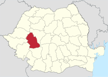 Hunedoara in Romania.svg