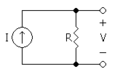 Ohm's law with a current source