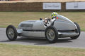 Jenson Button driving the W25 (1934) at the 2009 Goodwood Festival of Speed.