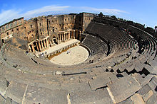 Panoramic view of the theatre