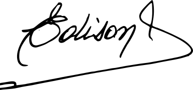 Signature of Edison Mouriño