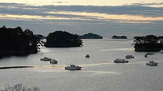 Les îles de Matsushima sont couvertes de pins