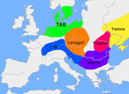 ■ Het leefgebied van het trechterbekervolk