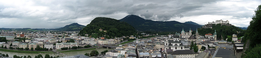 Panorama salzburgškog Altstadta