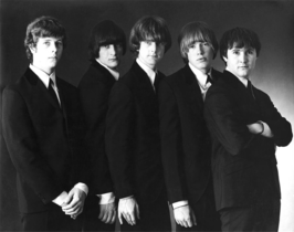 The Byrds in 1965: v.l.n.r. Chris Hillman, Gene Clark, Roger McGuinn, Michael Clarke, David Crosby