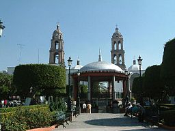 Det centrala torget i Irapuato.