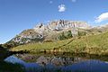 Rote Wand im Lechquellengebirge am Formarinsee