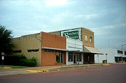 A row of businesses in Seymour