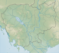 Map showing the location of Kirirom National Park