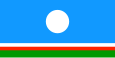 சகா (யாகுட்டியா) குடியரசு Sakha (Yakutia) Republic-இன் கொடி