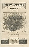 『New National Readers』 （版画教本、1886年）