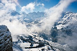 Photograph of Lauterbrunnen valley