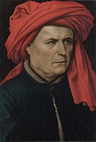 Robert Campin, Portrait of a Man, c. 1435