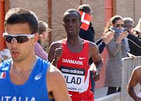 Abdi Hakin Ulad (rotes Trikot) – Platz 35