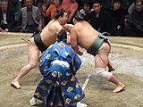 明治神宮例祭奉祝 奉納70回全日本力士選士権大会（2011年10月撮影）