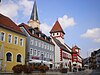 Markt mit Altem Rathaus und St.-Bartholomäus-Kirche