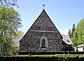 Nagu church dating from the 15th century