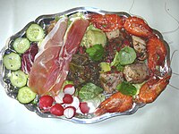 Antipasto de la cuina italiana