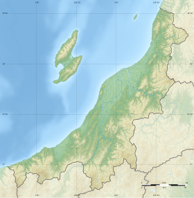 Voir sur la carte topographique de la préfecture de Niigata