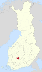 Lage von Orivesi in Finnland