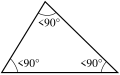 Triangle acutangle o oxigòn