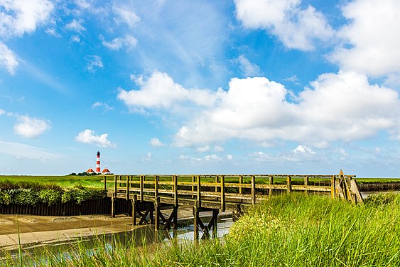 Der Leuchtturm Wetserheversand - Stockenstieg