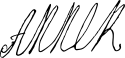 ملکه آن's signature