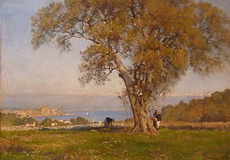 Vue d'Antibes (1894), musée des Beaux-Arts de Strasbourg.