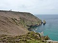 Les falaises entre le vallon de Kerisit et « Ti Félix » 1.