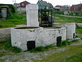 "Trankessel" for boiling blubber in Ilulissat, Greenland