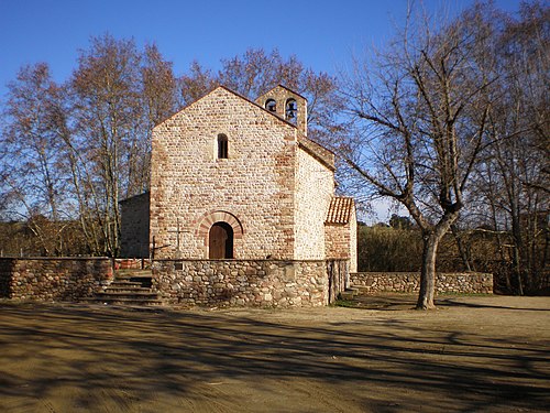 Esglesia romànica de Sta. María de Gallecs (segle XII).