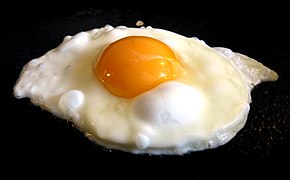 Sunny side-up fried egg