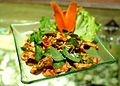 'Phla mu': Grilled pork salad with mint and lemongrass