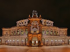 Semperoper i Dresden i Tyskland