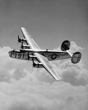 USAF Consolidated Liberator Maxwell Field, Alabama üzerinde