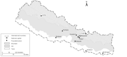 Location of Nepal