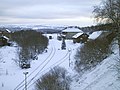 Die Teplitzer Semmeringbahn endet seit 1972 auf dem Kamm im Bahnhof Moldava v Krušných horách