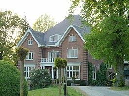 De villa op 19 april 2011.